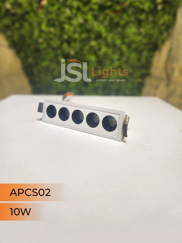 APRA AP CS02 10W  White Linea Recessed COB Spotlight - 10W, 3000K, White