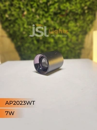 APRA AP 2023WT 7W Black PB Round Surface Cylindrical Light - 7W, 3000K, Black PB