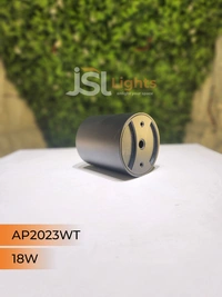 APRA AP 2023WT 18W Black PB Round Surface Cylindrical Light - 18W, 4000K, Black PB