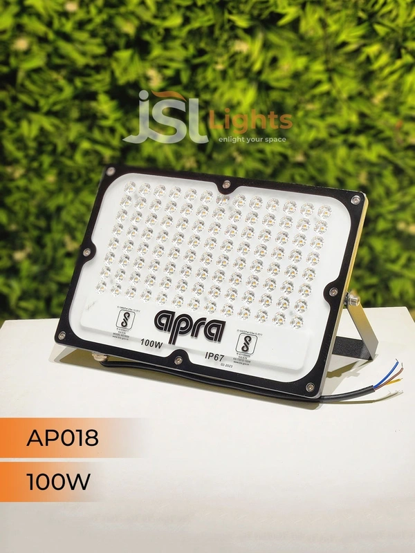APRA AP018 100W Waterproof Outdoor LED Flood Light - 100W, 3000K