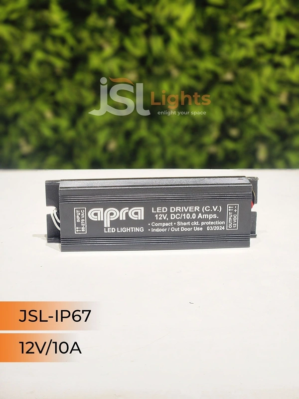 JSL 12V IP67 Led Strip Constant Current Driver - 10Amp