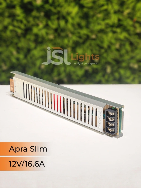 APRA Slim 12V Led Strip Constant Current Driver - 200W/16.5AM