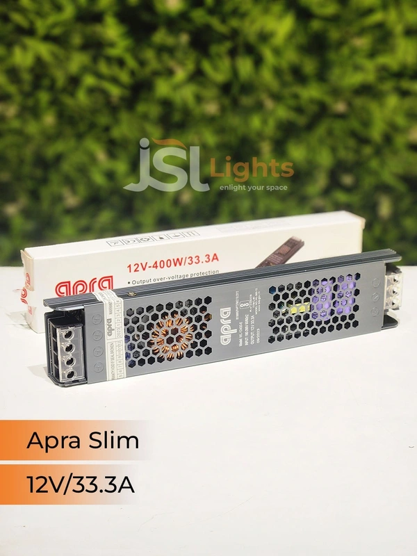 APRA Slim 12V Led Strip Constant Current Driver - 400W/33AM