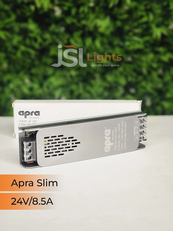 APRA Slim 24V Led Strip Constant Current Driver - 8.5Amp