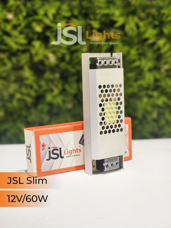 JSL Slim 12V Led Strip Constant Current Driver - 60W