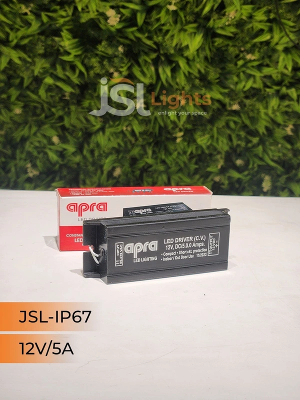 JSL 12V IP67 Led Strip Constant Current Driver - 5Amp