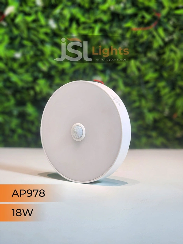 APRA 978 18W Sensor Round Surface Diffuser Panel Light - 18W, 4000K