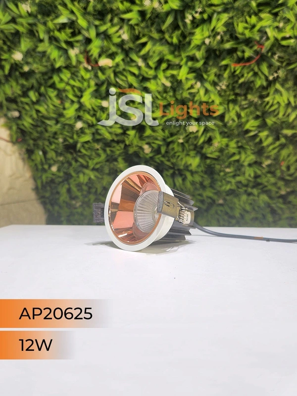 Bridglux & Philips AP 20625 12W White Deep Recessed COB Downlight RG Reflector - 12W, 4000K, White