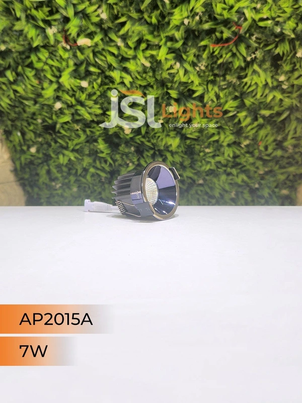 APRA AP 2015A 7W Gun Black Recessed COB Downlight - 7W, 3000K