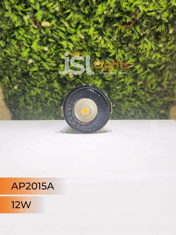 APRA AP 2015A 12W Gun Black Recessed COB Downlight - 12W, 3000K