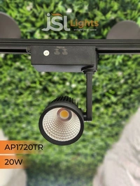 APRA 1720 20W LED Track Spotlight Black Body - 4000K, Black
