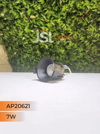 APRA AP20621 7W Black Body Recessed COB Downlight - 7W, 4000K, Black