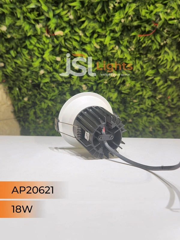 APRA AP20621 18W White Body Recessed COB Downlight - 18W, 6000K, White