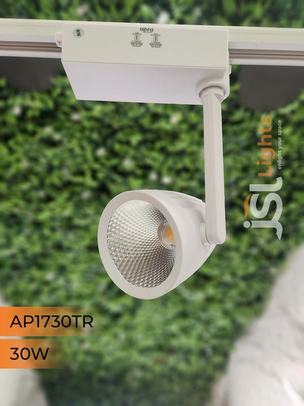 APRA 1730 30W LED Track Spotlight White Body - 3000K, White