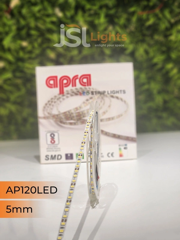 APRA 12V 2835 120Led 5mm Strip Light 5Mt Pack - 120LED, CW