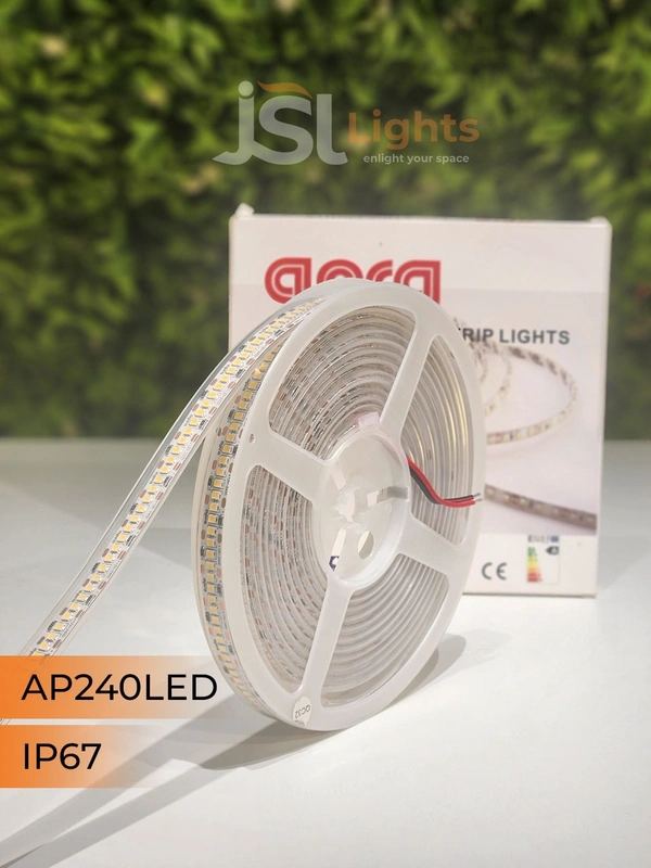 APRA 12V 2835 240Led IP67 Strip Light 5Mt Pack - 240LED, WW