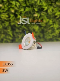 LX 855 3W Round Deep Recessed COB Downlight - 3W, 4000K