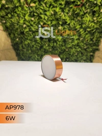 APRA  AP978 6W Round Surface  Diffuser  Panel Light - 6W, 3000K, CP