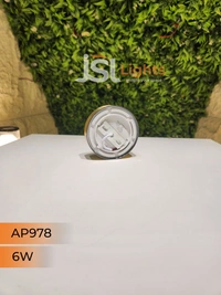 APRA  AP978 6W Round Surface  Diffuser  Panel Light - 6W, 4000K, PB