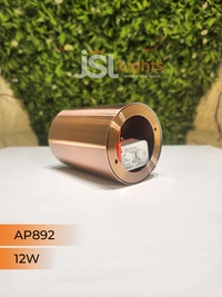 APRA AP892 12W Round CP Surface Cylinder Light - 12W, 4000K, CP