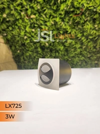 LX725 3W Led Foot Light - Black, SQ