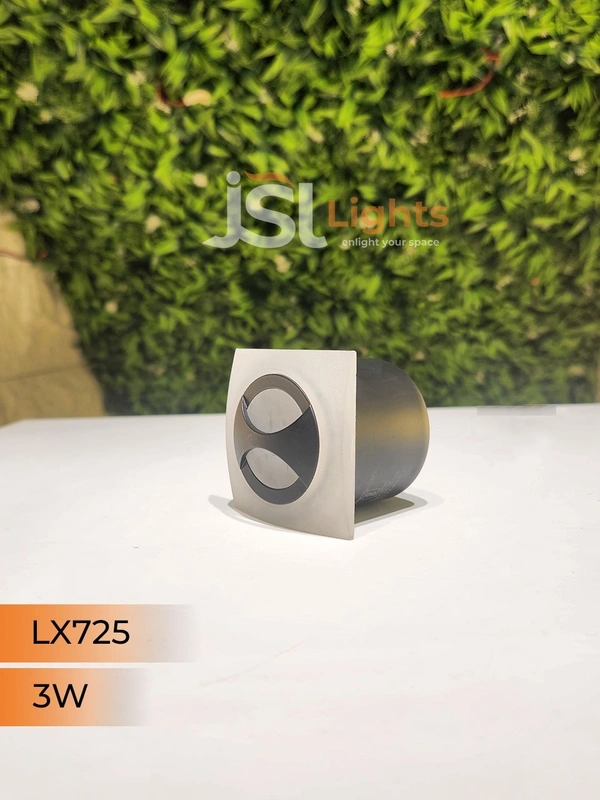 LX725 3W Led Foot Light - Black, SQ