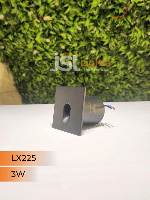 LX225 3W Led Foot Light - Black