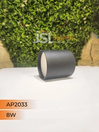 APRA AP2033 8W Round Surface Diffuser Panel Light - 8W, 4000K, Black