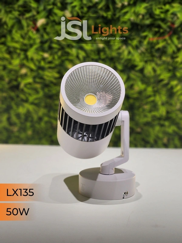 LX 135 50W LED Wall Spotlight White Body - 50W, 3000K, White, 8 Pcs.