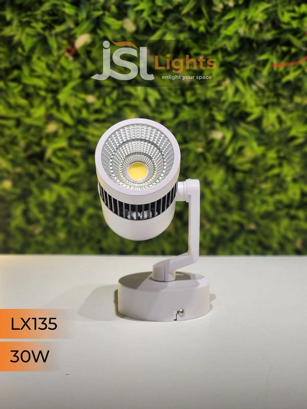 LX 135 30W LED Wall Spotlight White Body - 30W, 4000K, White