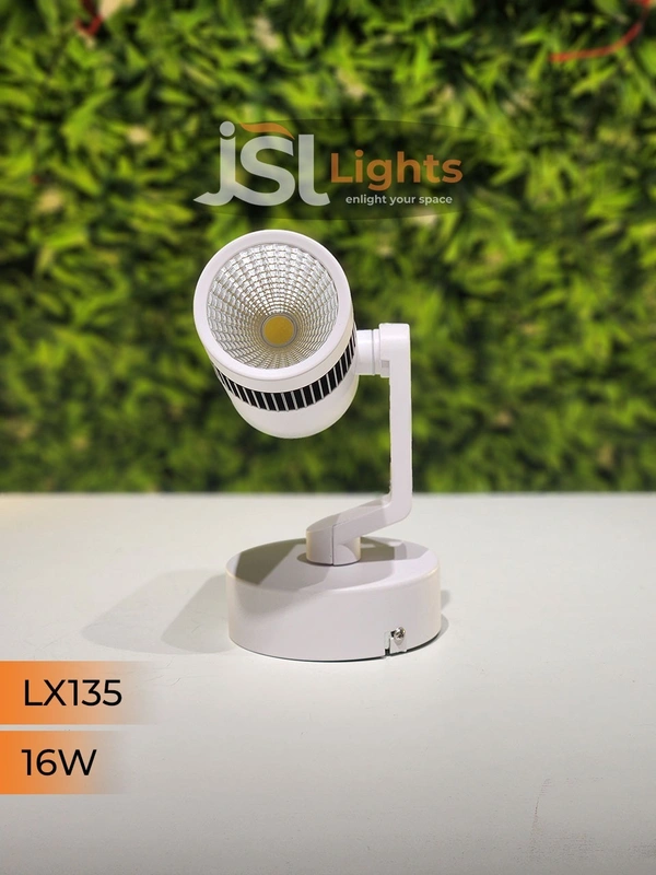 LX 135 16W LED Wall Spotlight White Body - 16W, 4000K, White