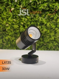 LX 135 30W LED Wall Spotlight Black Body - 30W, 4000K, Black