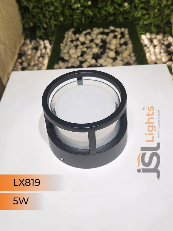 LX 819 12W 6" Round Led Gate Light - RD