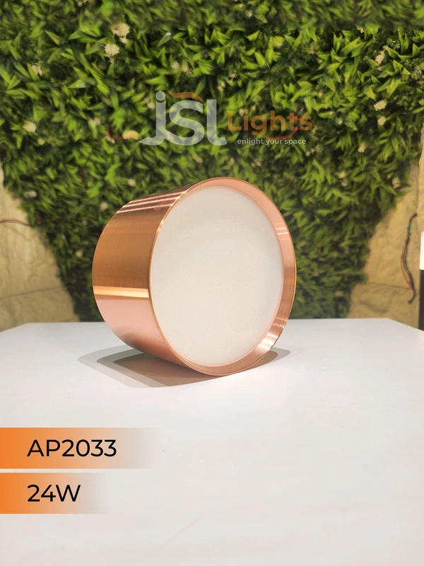 APRA AP2033 24W Round Surface Diffuser Panel Light - 24W, 4000K, Drawing RG