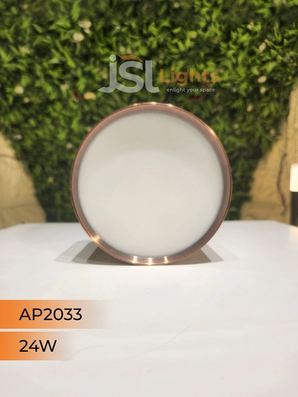 APRA AP2033 24W Round Surface Diffuser Panel Light - 24W, 4000K, Red Bronze