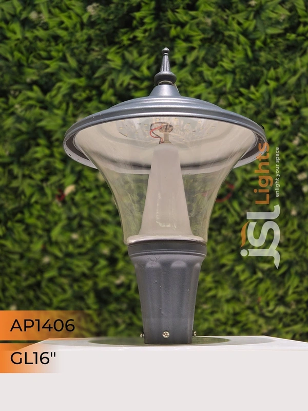 JSL 1406 20W 16" Round Pillar Post Gate Light - Gate Light 16"