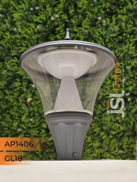 JSL 1406 30W 18" Round Pillar Post Gate Light - Gate Light 20"