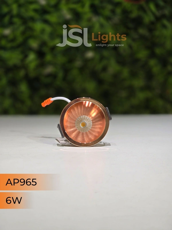 APRA 965 6W RG Round Deep Recessed COB Downlight - 6W, 4000K, RG