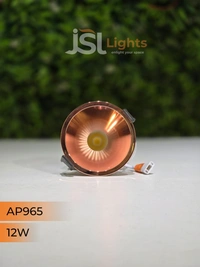 APRA 965 12W RG Round Deep Recessed COB Downlight - 12W, 3000K, RG