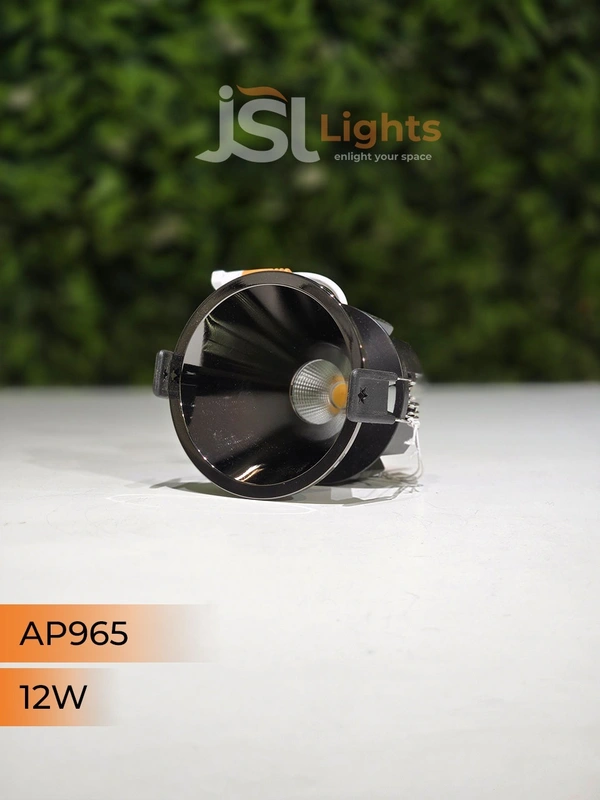 APRA 965 12W PB Round Deep Recessed COB Downlight - 12W, 4000K, PB