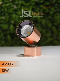 APRA Buy 993 12W LED Wall Focus Light – Rose Gold | Warm White 3000K Surface Mount - 12W, Rose Gold (RG)