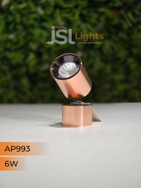 APRA Buy 993 6W LED Wall Focus Light – Rose Gold | Warm White 3000K Surface Mount - 6W, Rose Gold (RG)