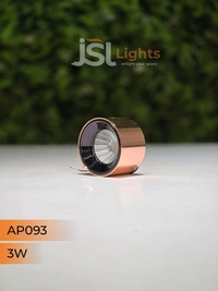 APRA 093 3W RG Round Surface Cylindrical Light - 3W, 4000K