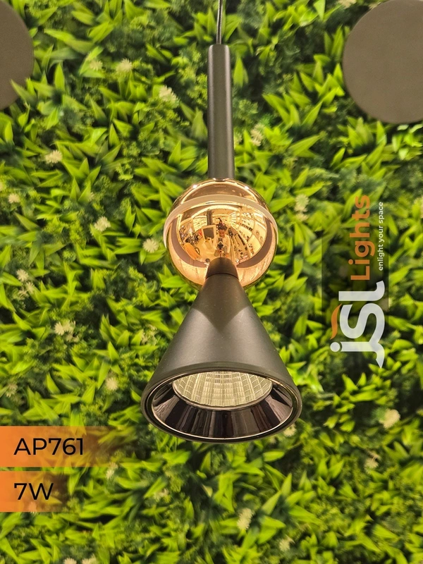 APRA761 7W BK RG 3CCT Surface Hanging Light