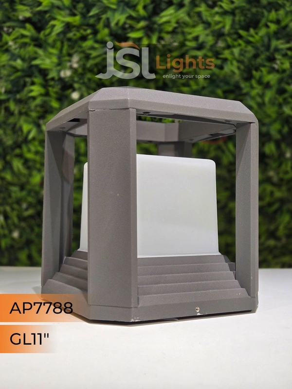 JSL  7788 11 Inches Outdoor Pillar Post Gate Light - Gate Light 11"