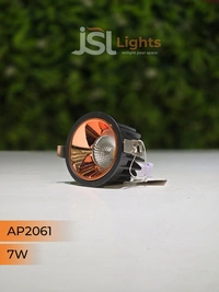 APRA 2061 7W Black RG Deep Recessed COB Downlight  - 7W, 4000K