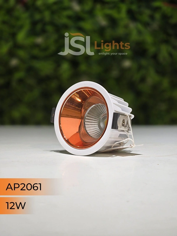 APRA 2061 12W PKW RG Deep Recessed COB Downlight - 12W, 3000K