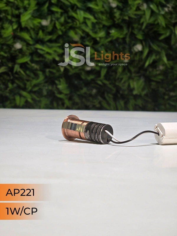 APRA  221 1W Black CP Deep Recessed COB Downlight - WW, BK CP