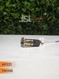 APRA  221 1W Black AB Deep Recessed COB Downlight - WW, BK AB