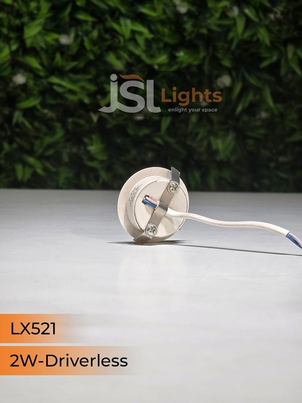 LX 521 2W White Deep Recessed COB Downlight - 6000K, White